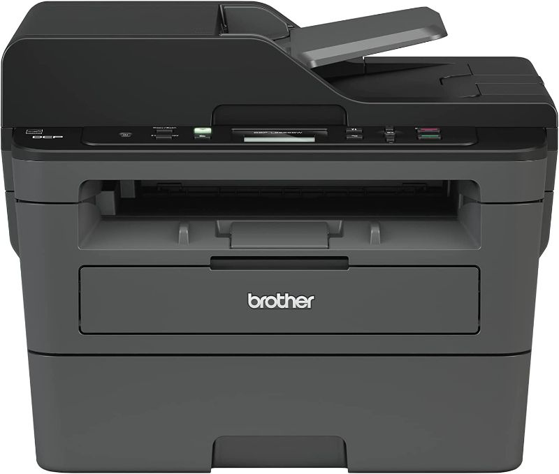 Photo 1 of Brother Monochrome Laser Printer, Compact Multifunction Printer and Copier, DCPL2550DW, Refresh Subscription and Amazon Dash Replenishment Ready, Black
