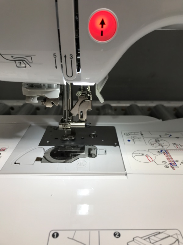 Photo 4 of Brother PE545 Embroidery Machine, Wireless LAN Connected, 135 Built-in Designs, 4" x 4" Hoop Area, Large 3.7" LCD Touchscreen, USB Port, 10 Font Styles