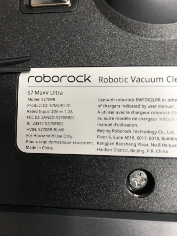 Photo 7 of Roborock S7MaxV Ultra Robot Vacuum and Sonic Mop
