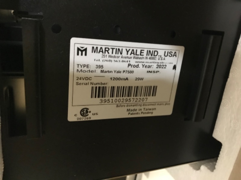 Photo 1 of Martin Yale P7500 Paper Folding Machine - Automatic Feed Tabletop 2200 Sheet/Hour Letter, Half, ZFold, Double Parallel, for Offices, Mailrooms, Business, Folds 8.5? x 11? & 8.5? x 14? 20lb Bond Paper