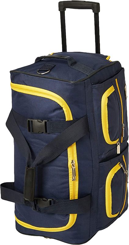 Photo 1 of Rockland Rolling Duffel Bag, Navy, 22-Inch
