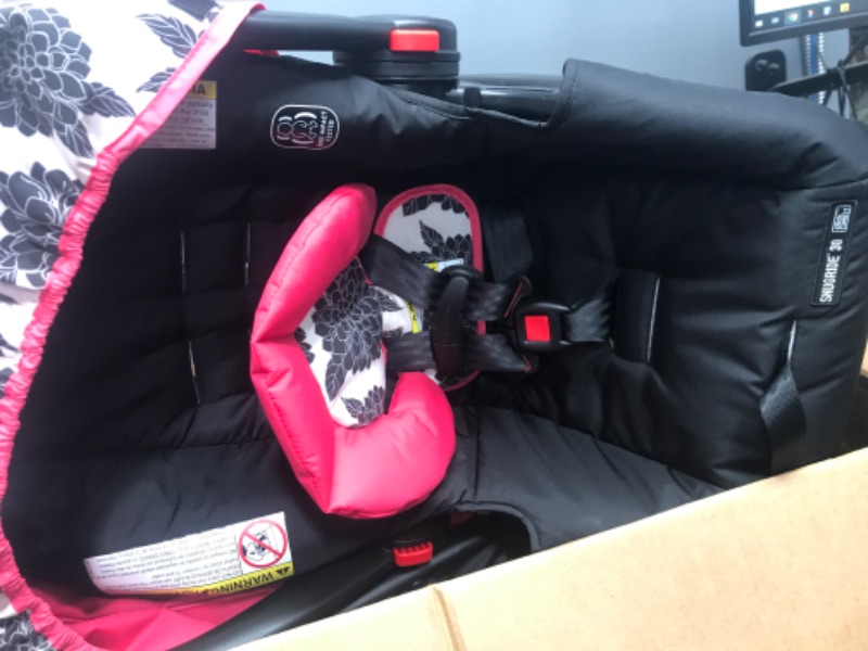 Photo 3 of **DAMAGED/MISSING WHEEL** Graco Verb Travel System | Includes Verb Stroller and SnugRide 30 Infant Car Seat, Merrick - Pink
