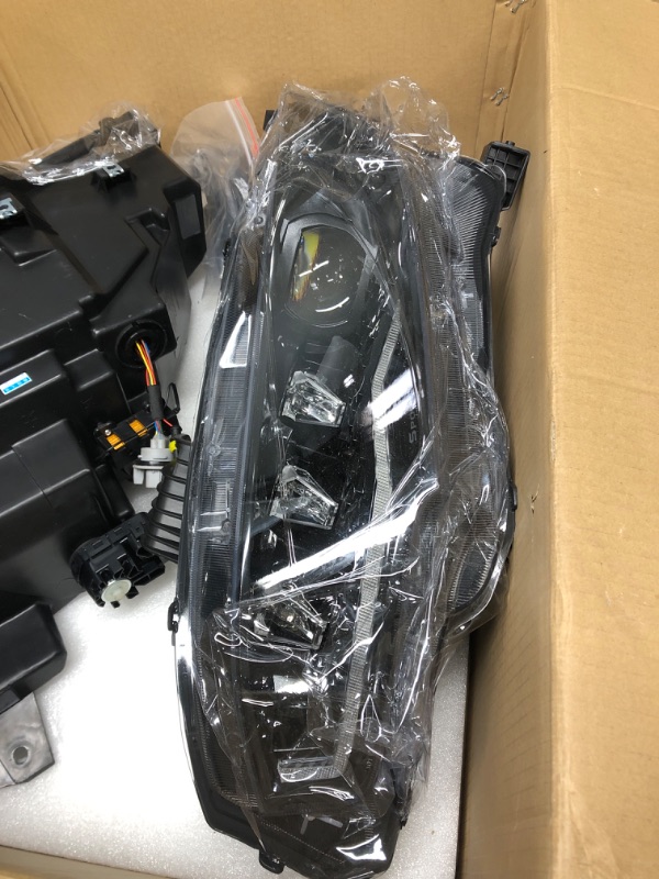 Photo 2 of *NEW CONDITION*
New Accessories for 2016-2021 Honda Civic Headlights Assembly Sedan Hatchback 10th Gen Led Headlight Sport EX Type R Sequential Turn Signal Startup Replacement Lamp Star Diamond Style Non-Rotation (A)