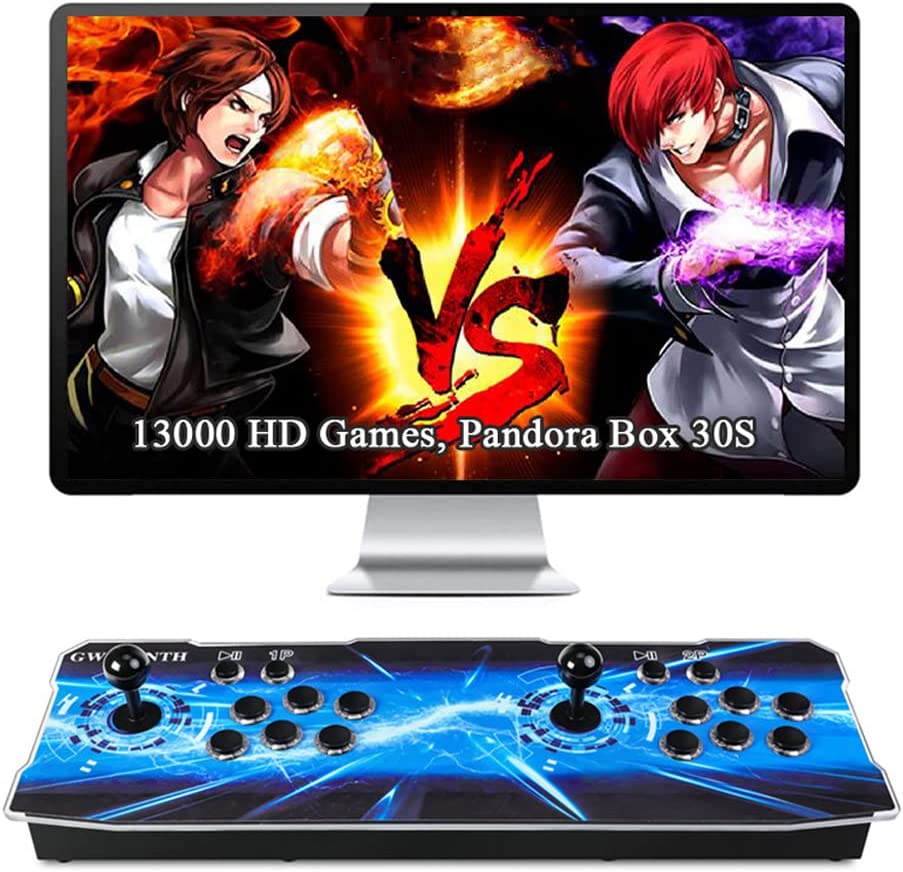 Photo 1 of GWALSNTH 13000 in 1 Pandora Box 40S Arcade Games Console, Plug and Play Video Games,1280X720 Display, 3D Games, Search/Save/Hide/ Pause Games,1-4 Players …
