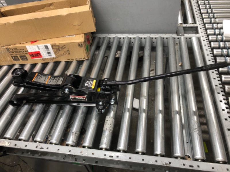 Photo 2 of Torin TORT825051 Hydraulic Low Profile Trolley Service/Floor Jack with Single Piston Quick Lift Pump, 2.5 Ton (5,000 lb) Capacity, Black