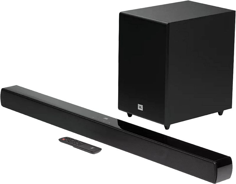 Photo 1 of JBL Cinema SB160 2.1 Channel 220 Watt Wireless Bluetooth Music Streaming HDMI ARC Soundbar with Wireless Subwoofer