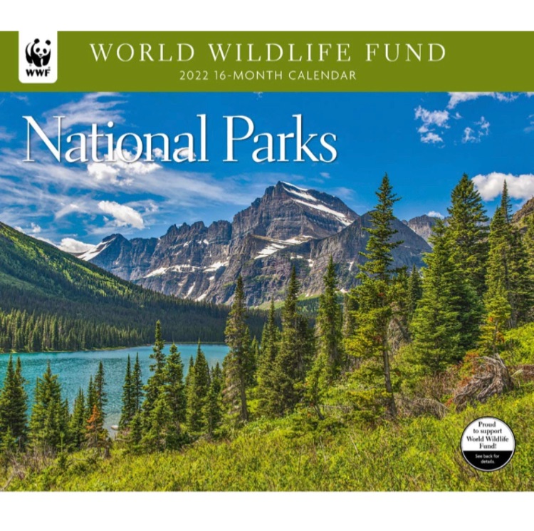 Photo 1 of National Parks WWF 2022 Wall Calendar (2pack)