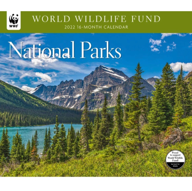 Photo 1 of National Parks WWF 2022 Wall Calendar (3 pack)