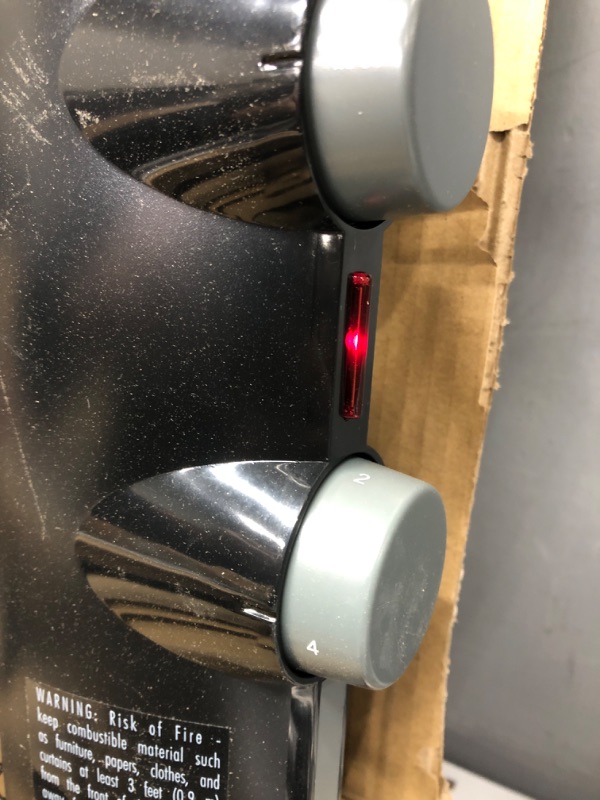 Photo 1 of **PREVIOUSLY USED**  De'Longhi Mica Thermic Panel Heater, Full Room Quiet 1500W, Freestanding/Easy Install Wall Mount, Adjustable Thermostat, 2 Heat Settings, Black, HMP1500 Hmp1500 Heater