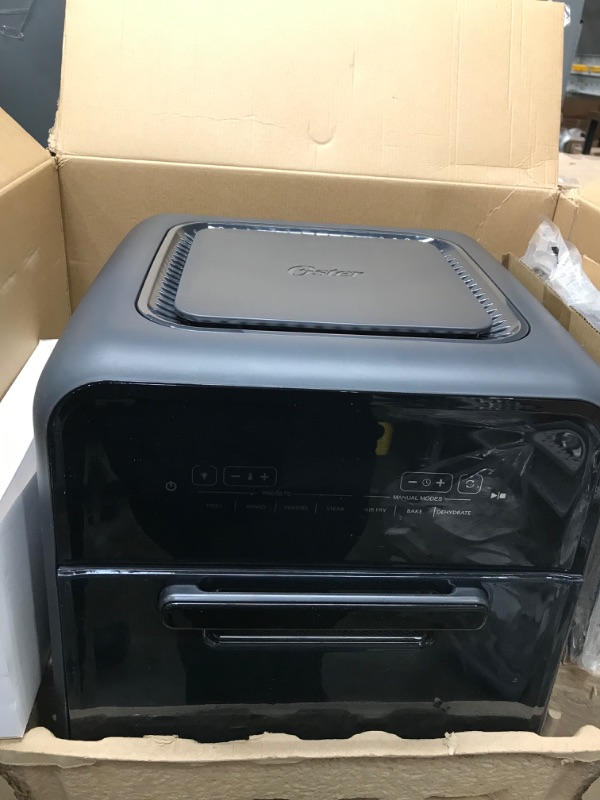 Photo 3 of Oster 2086062 Air Fryer Oven & Multi-Cooker, Black