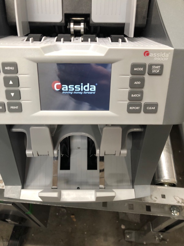 Photo 1 of **USED** Cassida 9900R USA Premium Bank-Grade Mixed Denomination Money Counter Machine. 