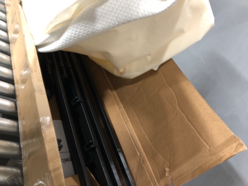 Photo 1 of Amazon Basics Smart Box Spring Bed Base, 5-Inch Mattress Foundation - Full Size, Tool-Free Easy Assembly
