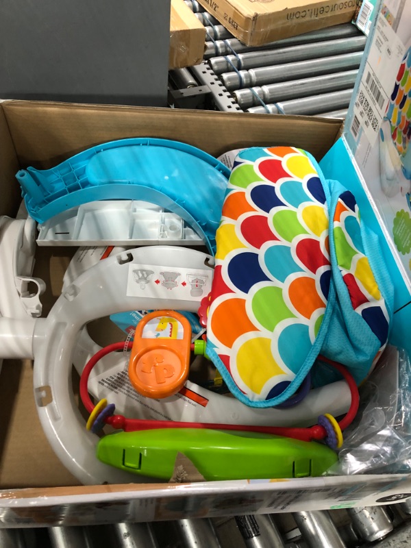 Photo 1 of Fisher-Price Deluxe Sit-Me-Up Floor Seat with Toy-Tray Happy Hills