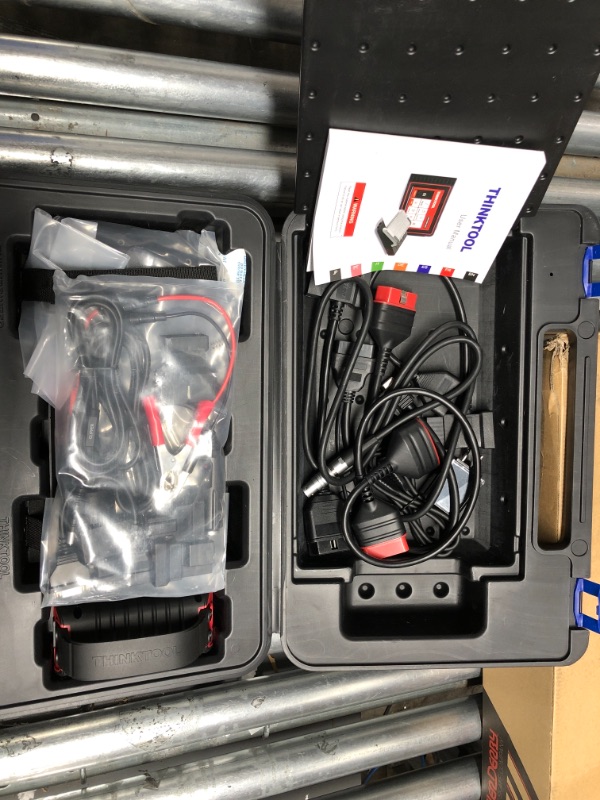 Photo 3 of *New/Unable to Test* Thinktool Bi-Directional Scan Tool, ECU Coding, IMMO Programming, Including TPMS Sensors and OBD1&2 Adaptors for Free, Full System Diagnostic Scanner for All Cars with 28+Services, Free Update blue