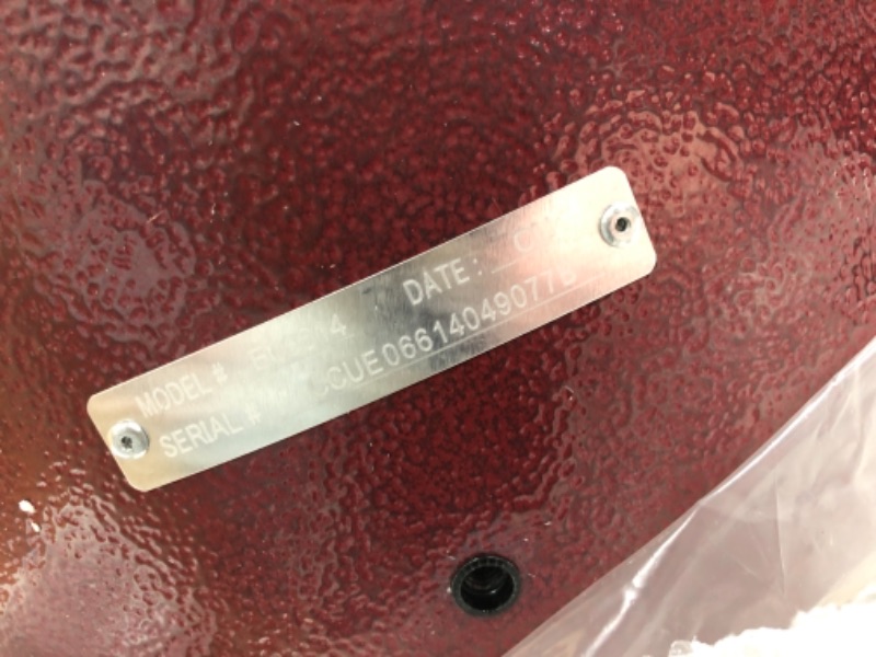 Photo 3 of *Temperature Gauge Damaged-See Photos* Char-Griller Akorn Jr. Kamado Kooker Charcoal Grill - Red