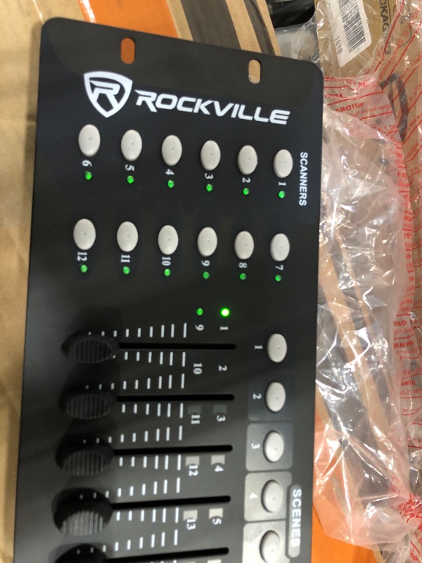 Photo 3 of Rockville ROCKFORCE 192-Channel Light/Fog DMX Lighting Controller
