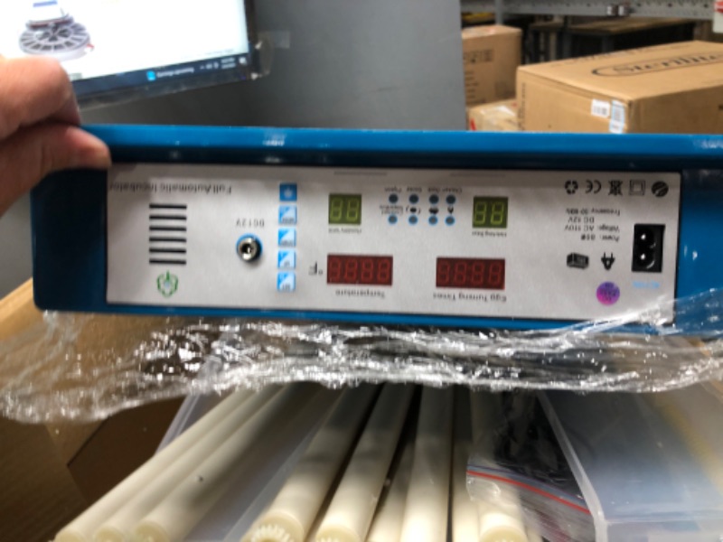 Photo 1 of *** TESTED - POWERS ON *** Hethya Egg Incubators for Hatching Eggs Automatic Temperature Control Chicken Quail Eggs Incubator Humidity Monitoring 120 Eggs Farm Duck Egg Incubator