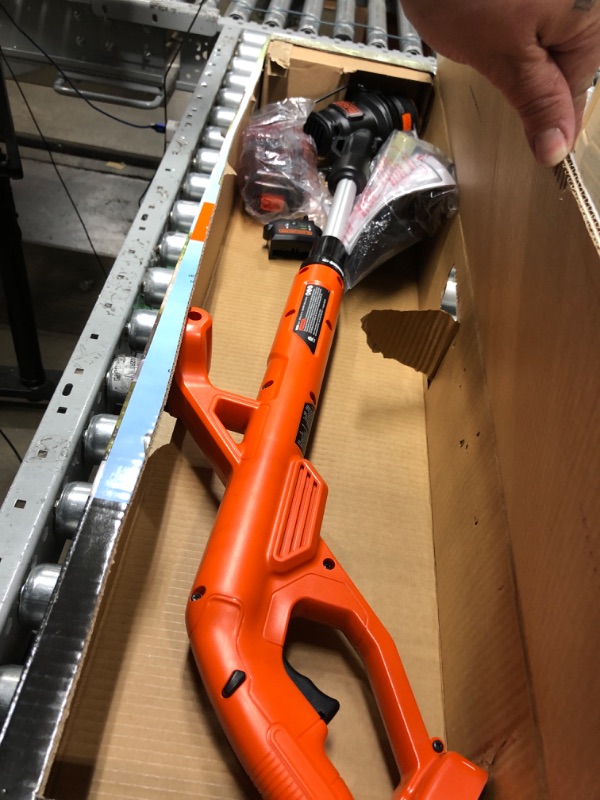 Photo 6 of *** tested - powers on *** BLACK+DECKER 20V MAX String Trimmer/Edger 