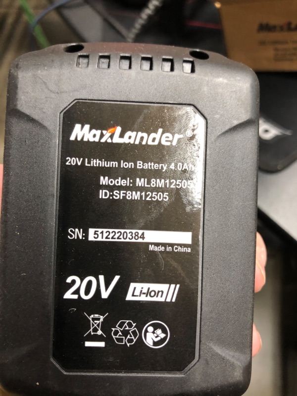 Photo 6 of *** parts only*** MAXLANDER 3 in 1 Cordless Leaf Blower & Vacuum with Bag, Brushless Battery Powered Leaf Vacuum Mulcher 40V 170MPH 330CFM 5 Speeds Leaf Blowers for Lawn Care 2 Pcs 4.0Ah Battery & Charger Included Leaf Blower Vacuum Mulcher