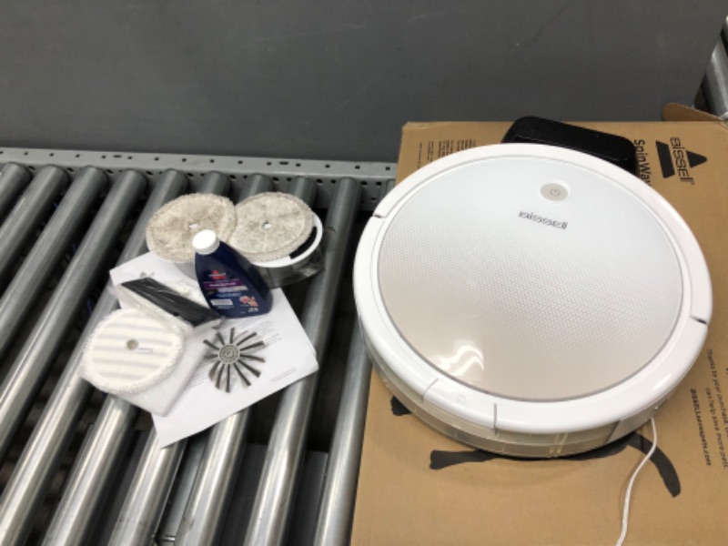 Photo 1 of Bissell SpinWave Pet Robot, 2-in-1 Wet Mop and Dry Robot Vacuum, WiFi Connected with Structured Navigation, 3347
NONE FUNCTIONAL NEEDS REPAIR
DOES NOT CHARGE
