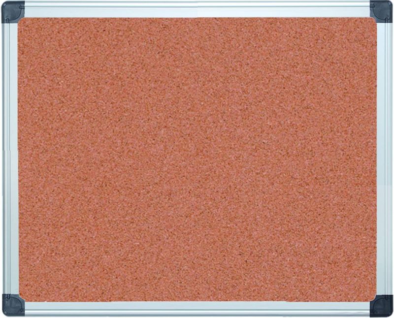 Photo 1 of MasterVision Bulletin Board Maya, Cork Board, Pin Board with Aluminum Frame, 24 x 36 in.
