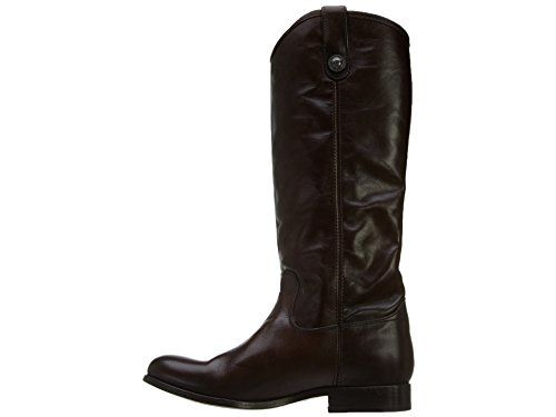 Photo 1 of Frye Women's Casual Boots Dark - Dark Brown Melissa Button Leather Boot - Women
