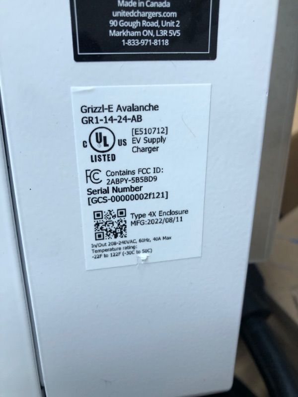 Photo 4 of (USED)Grizzl-E Level 2 EV Charger, 16/24/32/40 Amp, NEMA 14-50 Plug/06-50 Plug, 24 feet Premium Cable, Indoor/Outdoor Car Charging Station, Classic/Avalanche/Extreme (Avalanche 14-24-PB)…
