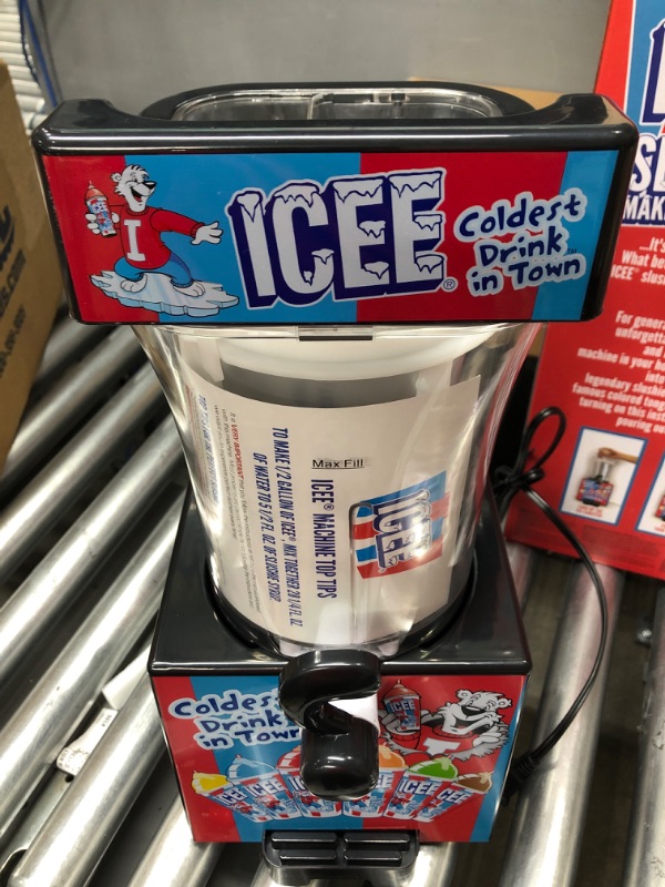 Photo 2 of *** POWERS ON *** iscream Genuine ICEE Brand Counter-Top Sized ICEE Slushie Maker - Spins Your Pre-Chilled Ingredients with Your Ice into ICEE Slushies!T