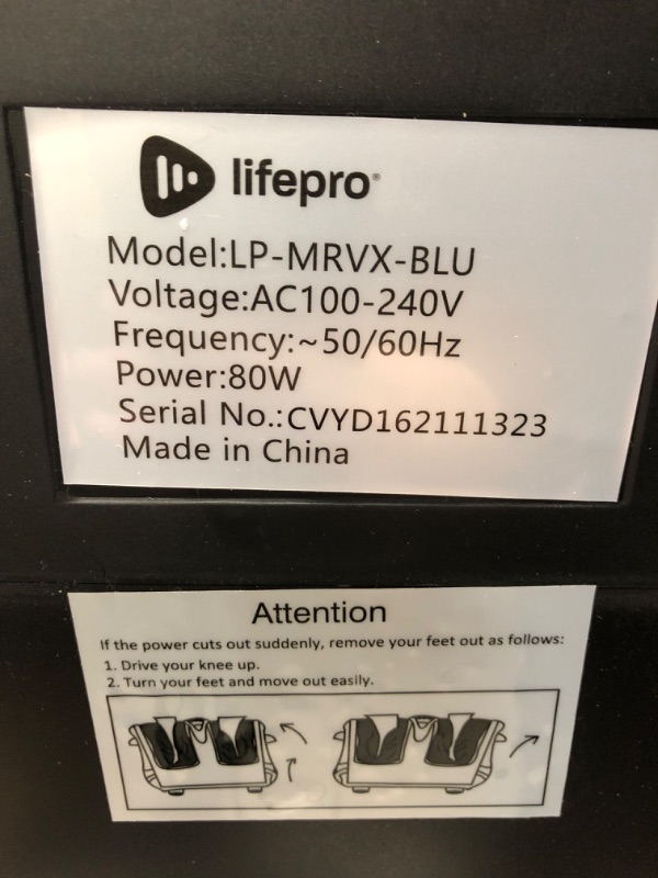 Photo 2 of *** UNABLE TO TEST, NO CHARGE CORD *** LifePro Foot and Calf Massager-Heated Foot Massager & Deep Tissue Feet Massager Machine - Shiatsu Foot Massager for Plantar Fasciitis & Relaxation Leg Massagers for Pain and Circulation Calf Massager