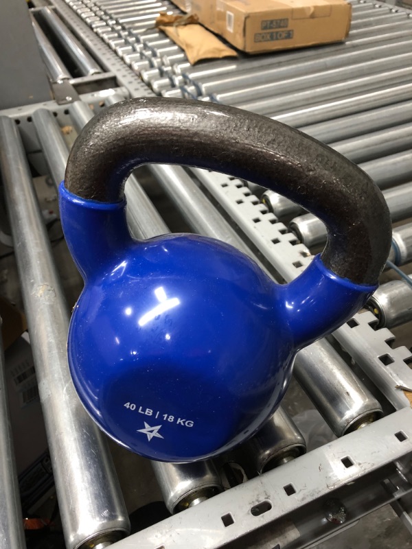 Photo 2 of 40lb Yes4All Vinyl Coated Kettlebell Weight