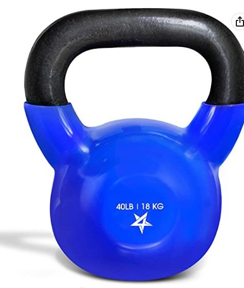 Photo 1 of 40lb Yes4All Vinyl Coated Kettlebell Weight