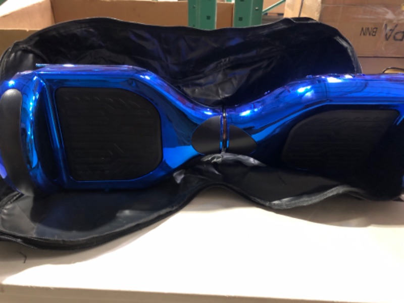 Photo 4 of ** SEE NOTES** Electric Hoverboard Smart Self Balancing Scooter Hover Board Chrome Blue