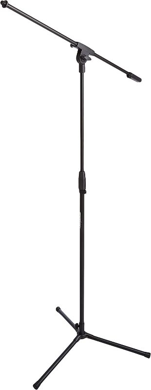 Photo 1 of Amazon Basics Tripod Boom Microphone Stand With Boom