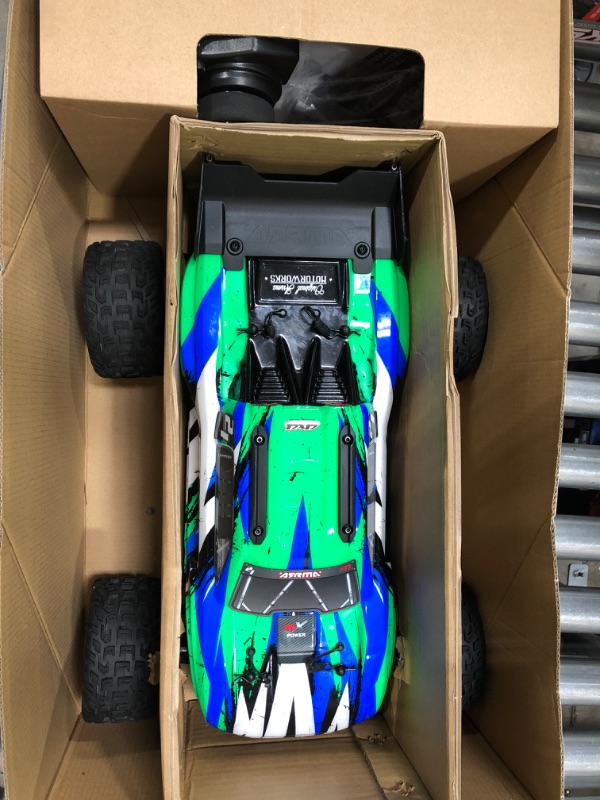 Photo 2 of ARRMA RC Truck 1/10 VORTEKS 4X4 3S BLX Stadium Truck RTR (Batteries and Charger Not Included), Green, ARA4305V3T3
