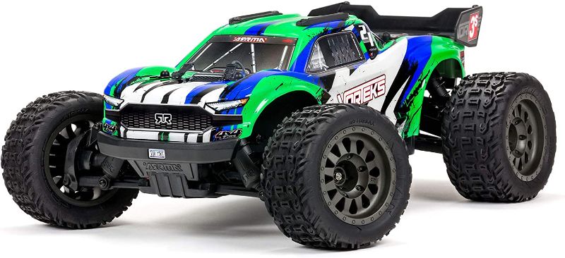 Photo 1 of ARRMA RC Truck 1/10 VORTEKS 4X4 3S BLX Stadium Truck RTR (Batteries and Charger Not Included), Green, ARA4305V3T3
