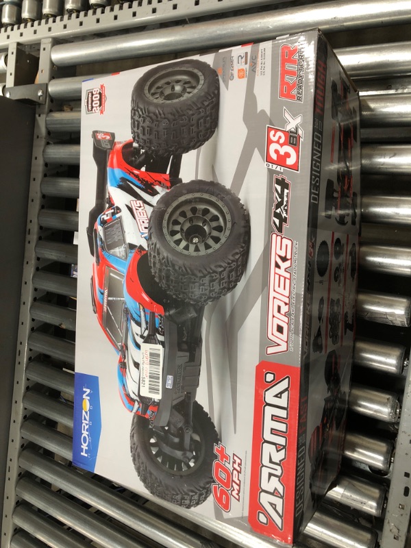 Photo 4 of ARRMA RC Truck 1/10 VORTEKS 4X4 3S BLX Stadium Truck RTR (Batteries and Charger Not Included), Green, ARA4305V3T3
