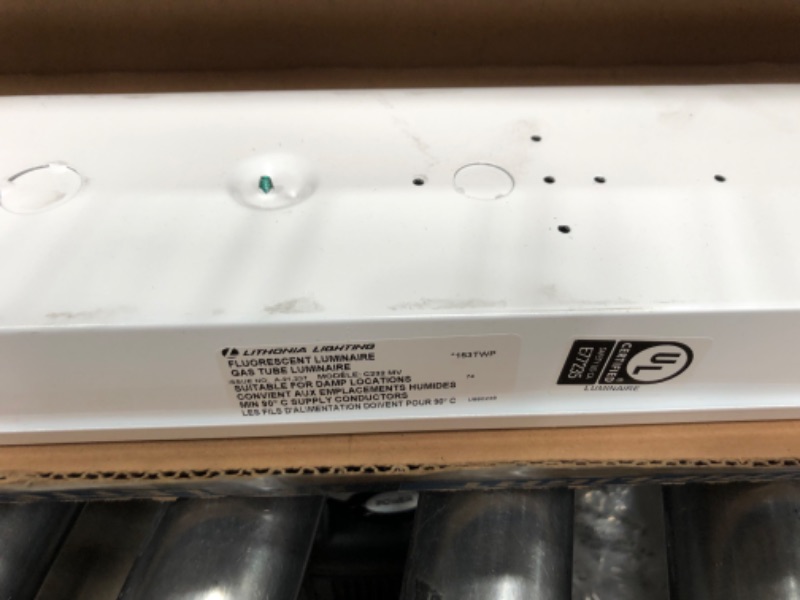 Photo 9 of Lithonia Lighting - C232 MV - General Purpose T8 Strip Light with Ballast 2lp Floures Rmt T8 55w Installation inside (see photos)