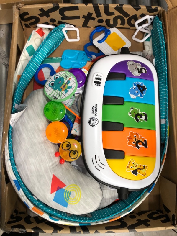 Photo 2 of Baby Einstein 4-in-1 Kickin' Tunes Music and Language Play Gym and Piano Tummy Time Activity Mat