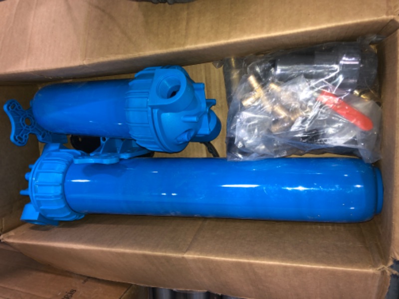 Photo 2 of **PARTS ONLY**NOT COMPLETE**
Aquasana Whole House Water Filter System- Water Softener Alternative w/ UV Purifier, Salt-Free Descaler, Carbon & KDF Media - Filters Sediment & 97% Of Chlorine - 1,000,000 Gl - EQ-1000-AST-UV