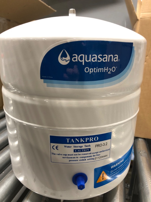 Photo 2 of *Factory Packaging* Aquasana Reverse Osmosis Under Sink Water Filter System - Filters 95% Of Fluoride - Kitchen Counter Faucet Filtration - Brushed Nickel - AQ-RO-3.55