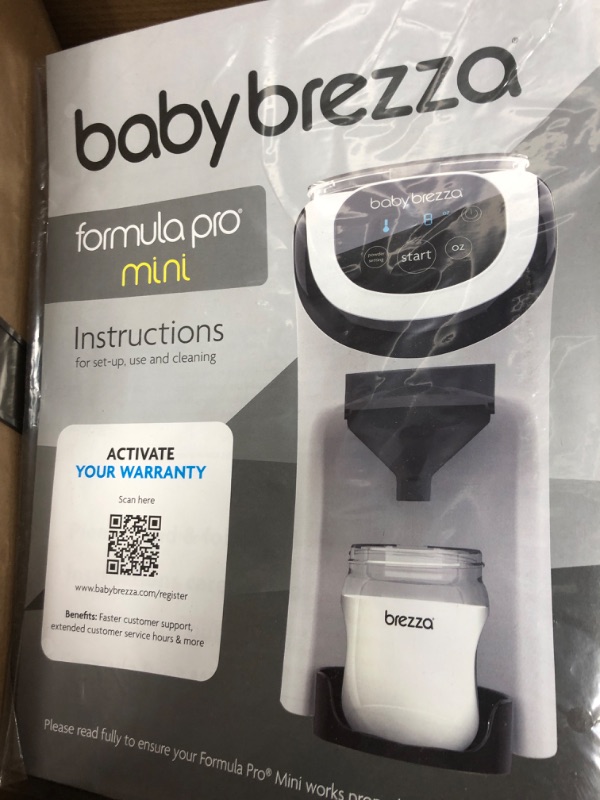 Photo 4 of Baby Brezza Formula Pro Mini Baby Formula Maker – Small Baby Formula Mixer Machine Fits Small Spaces and is Portable for Travel– Bottle Makers Makes The Perfect Bottle for Your Infant On The Go