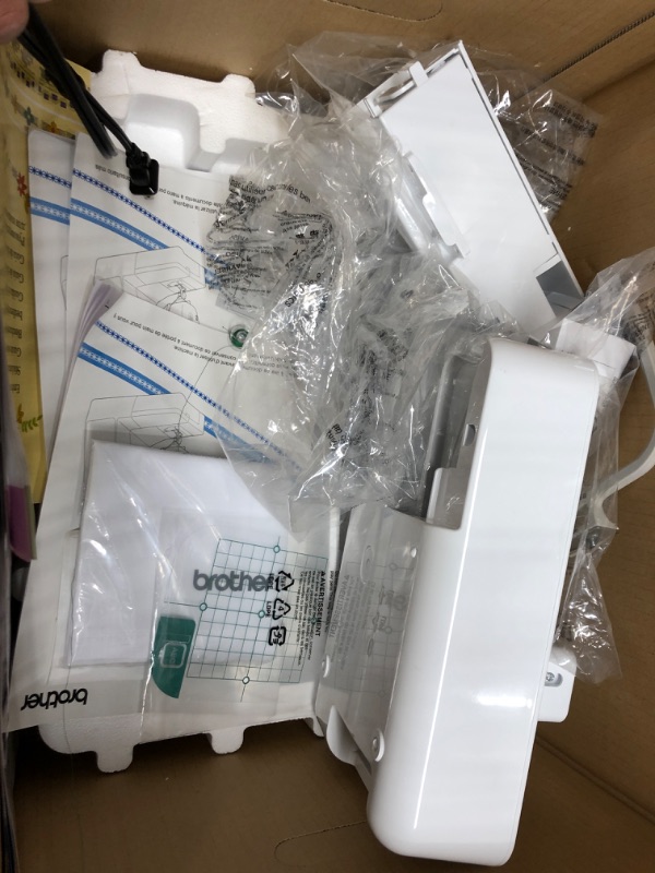 Photo 4 of Brother SE600 Sewing and Embroidery Machine, 80 Designs, 103 Built-In Stitches, Computerized, 4" x 4" Hoop Area, 3.2" LCD Touchscreen Display, 7 Included Feet