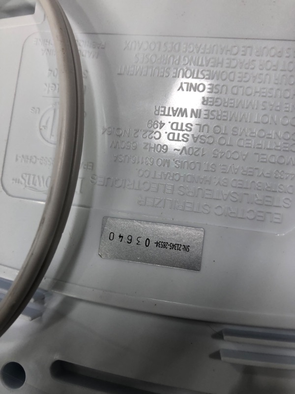 Photo 1 of Dr. Brown's Deluxe Electric Baby Bottle and Pacifier Sterilizer Deluxe Sterilizer