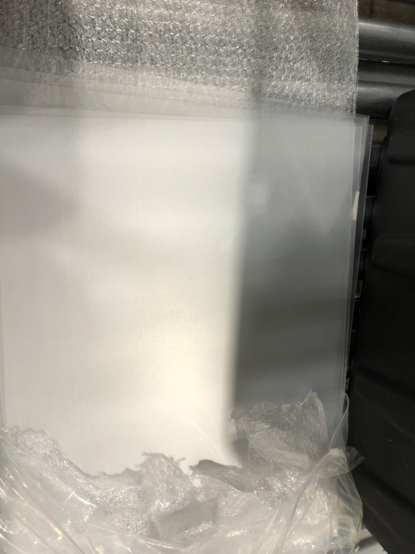 Photo 1 of (5 Pack) 18x24 PET Sheet Panel-Clear PET Plastic Sheet,Alternative to Glass,Shatter Resistance,Waterproof PET Sheet Panel Used for Poster Frame,Picture Frame,Flexiable,DIY Craft Project,Pet Barriers 18X24 5
