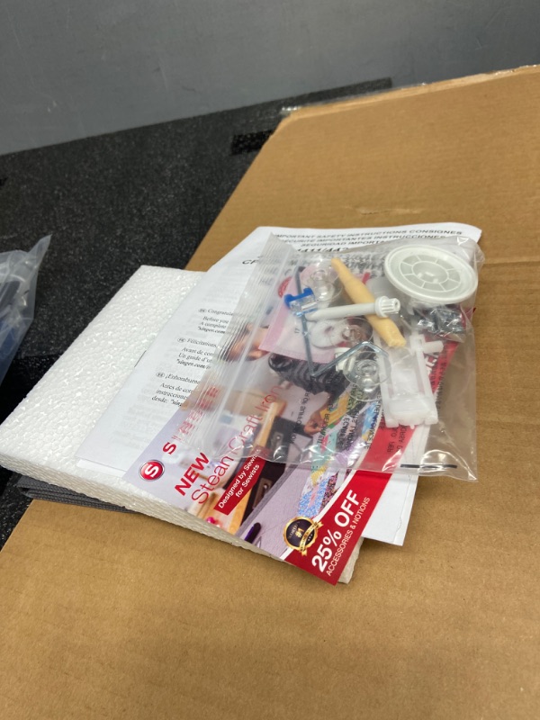 Photo 1 of *UNFUNCTIONAL DIDN'T POWER ON**- SINGER Heavy Duty Sewing Machine With Included Accessory Kit, 110 Stitch Applications 4432, Perfect For Beginners, Gray
