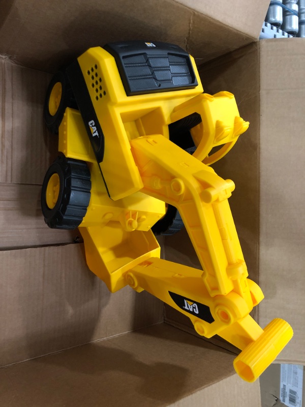 Photo 2 of Cat Construction 15" Toy Excavator , Yellow