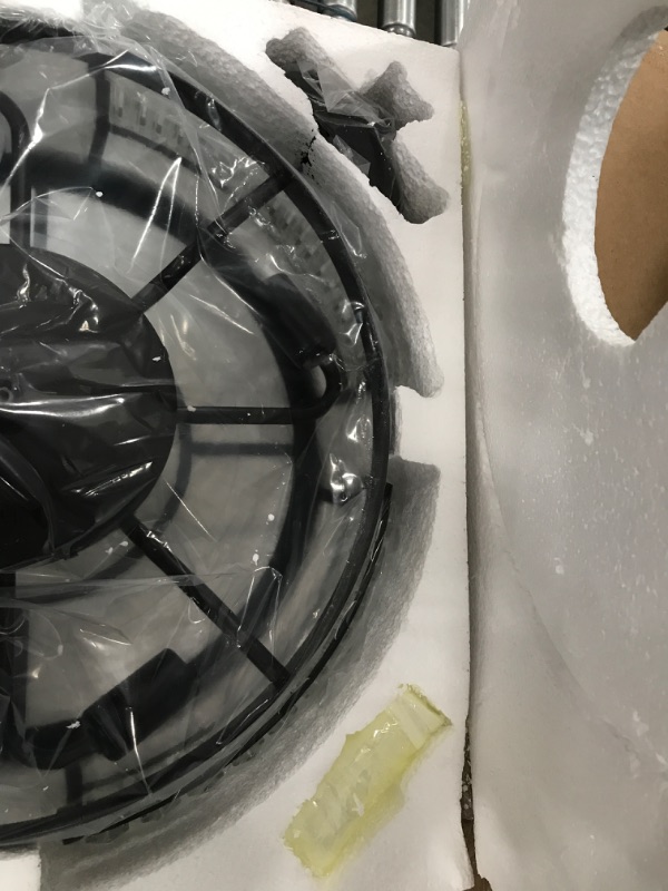 Photo 3 of Industrial Caged Ceiling Fan with Lights and Remote, 16 In Flush Mount Crystal Ceiling Fan, Reversible DC Motor Indoor Crystal Chandelier Ceiling Fan, 6 Speeds Low Profile Ceiling Fan for Bedroom Room