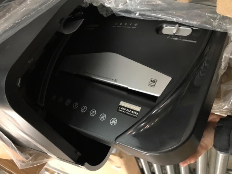 Photo 3 of Aurora AU1210MA Professional Grade High Security 12-Sheet Micro-Cut Paper/ CD and Credit Card/ 60 Minutes Continuous Run Time Shredder