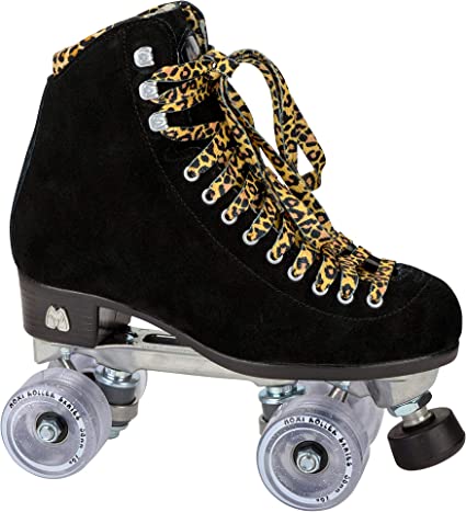 Photo 1 of Moxi Skates - Panther - Fun and Fashionable Womens Roller Skates | Black Suede