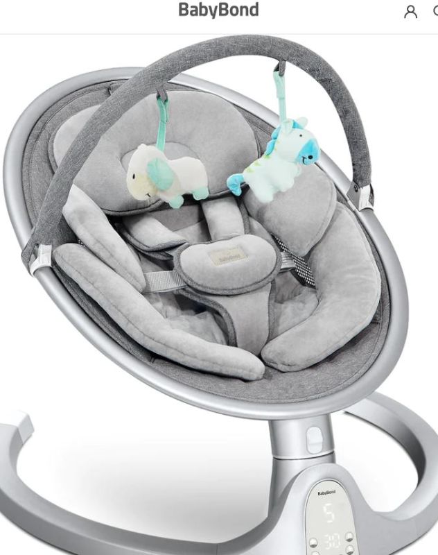 Photo 1 of BabyBond Infant Electric Swing Chair for Newborns
